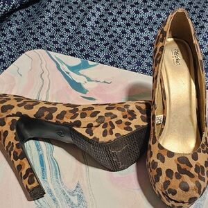 Leopard Print Women's Heels